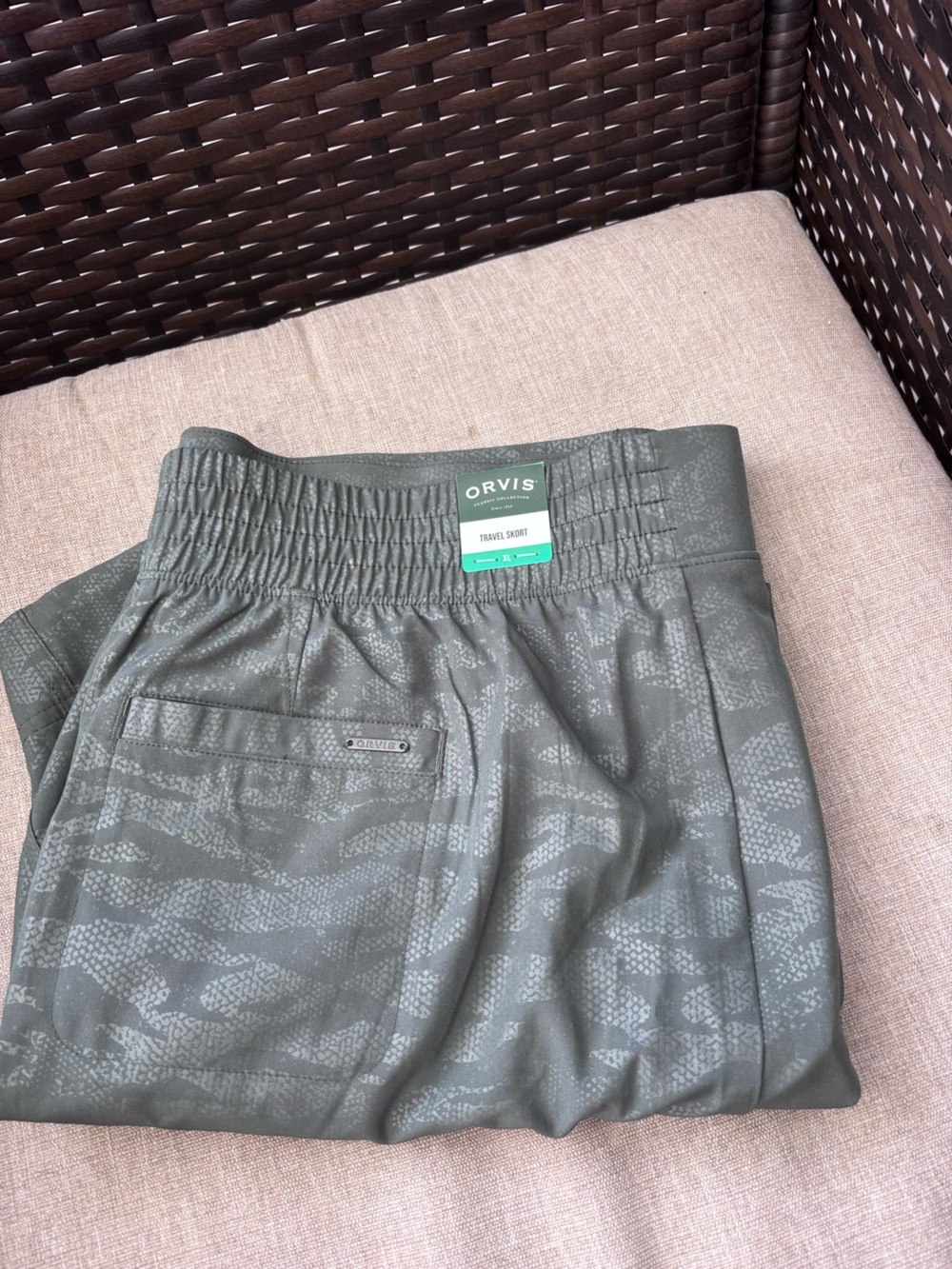 Orvis Olive Green Travel Jogger Skirt